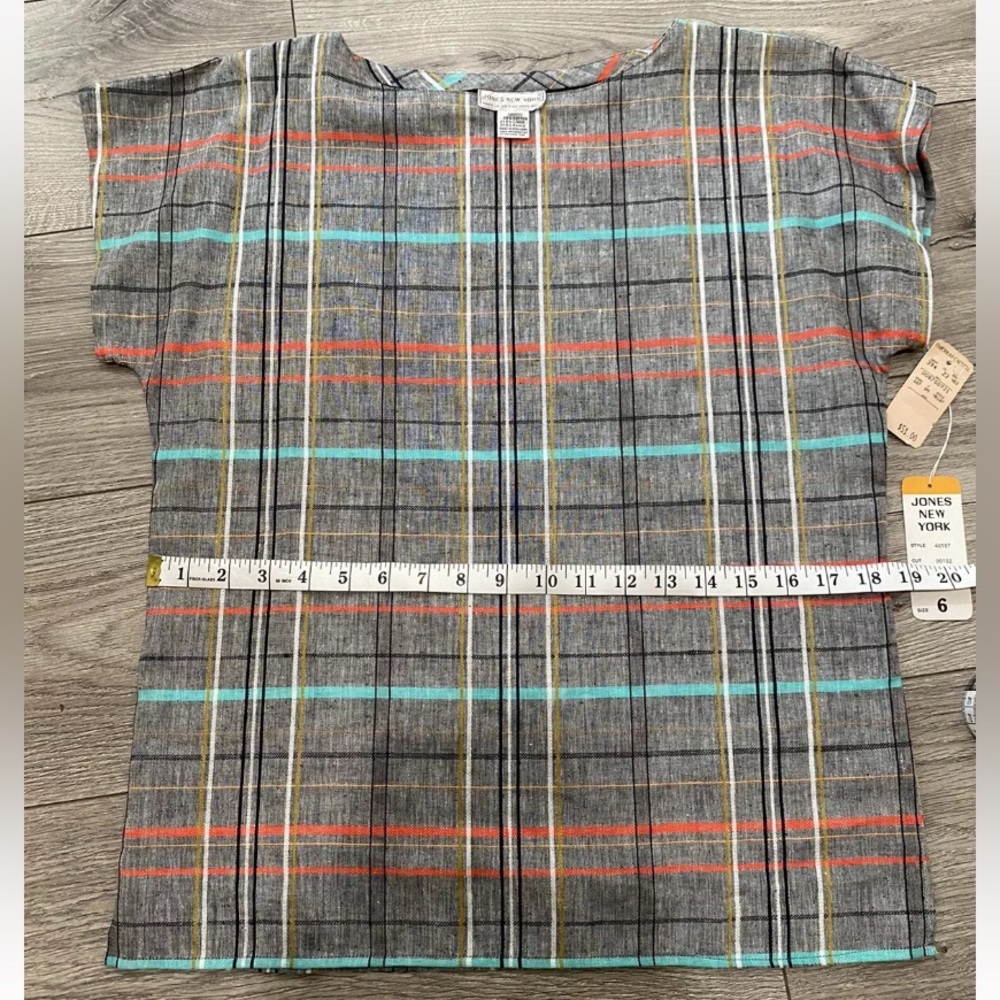 Jones New York Vintage NWT 80s/90s 2-Piece Set Size S Boho Mod Hippie Rare - Picture 2 of 16